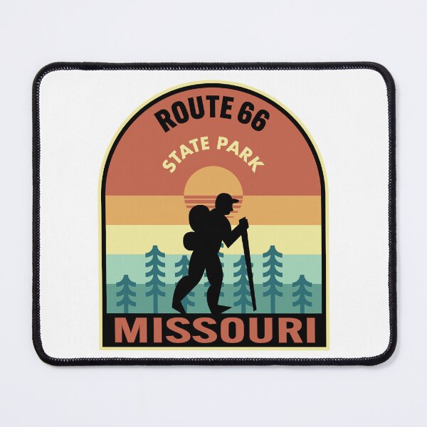 Item preview, Route 66 State Park Missouri Retro Hiking designed and sold by HalpinDesign.