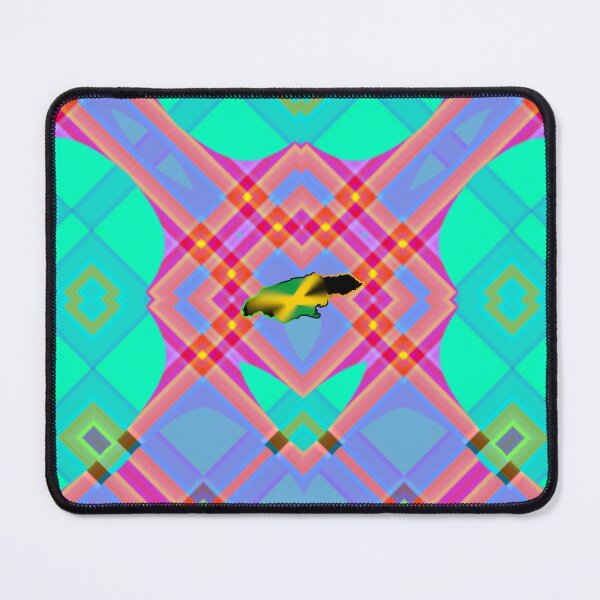 Item preview, UNFORGETTABLE WEST INDIES CHRISTMAS SOUVENIRS - UNIQUE ABSTRACT CARIBBEAN GEOMETRIC PATTERN - GREATJAMAICAN VIBES FLAG INSPIRATION designed and sold by Ralek.