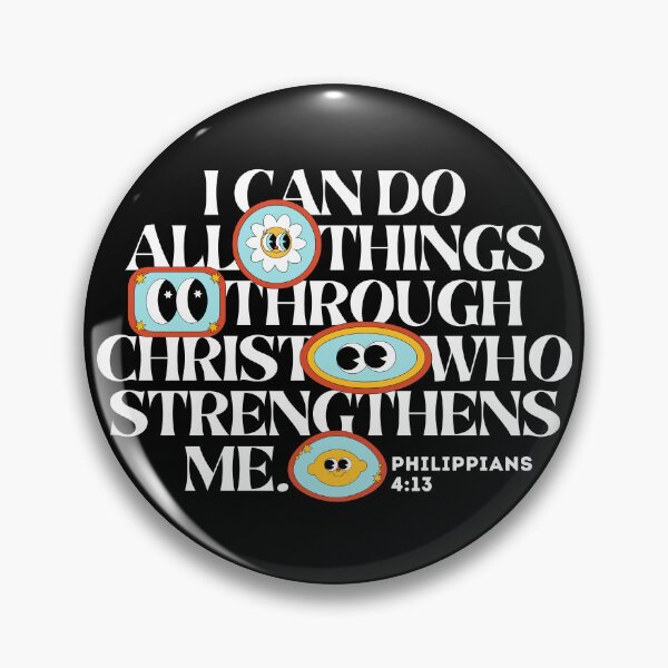 Item preview, I Can Do All Things Through Christ Who Strengthens Me - Bible inspiration from Philippians 4:13 designed and sold by God's Word.