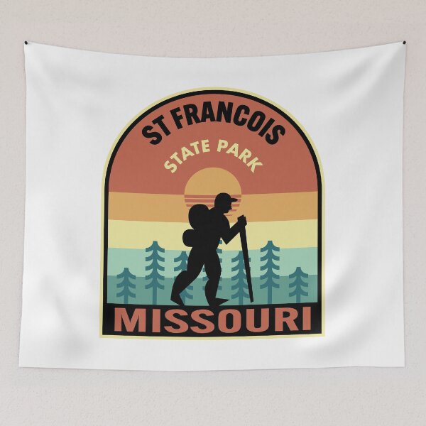 Item preview, St Francois State Park Missouri Retro Hiking designed and sold by HalpinDesign.