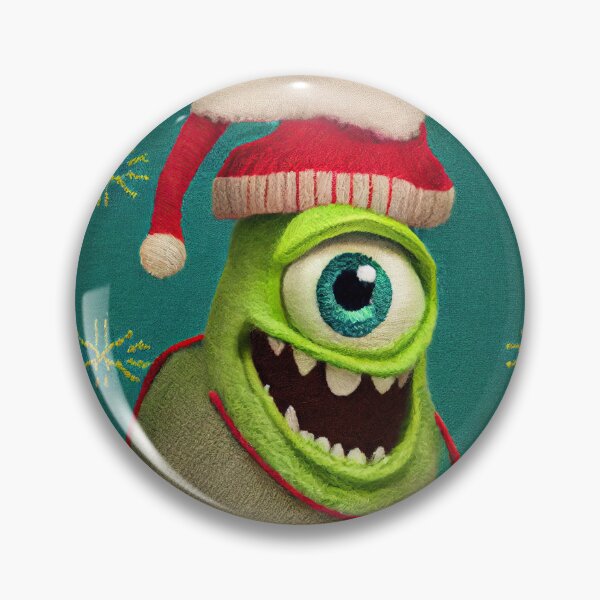 Item preview, Mike Wazowski Christmas Wool Embroidery designed and sold by artofbelletz.