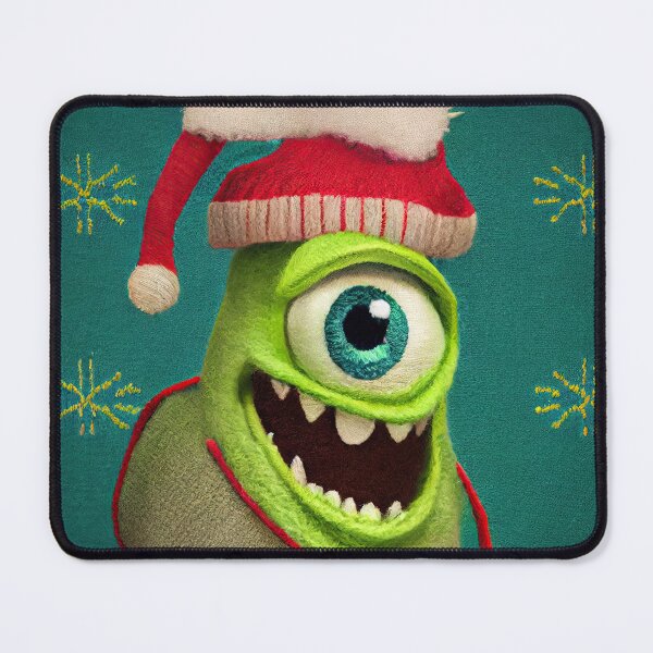 Item preview, Mike Wazowski Christmas Wool Embroidery designed and sold by artofbelletz.