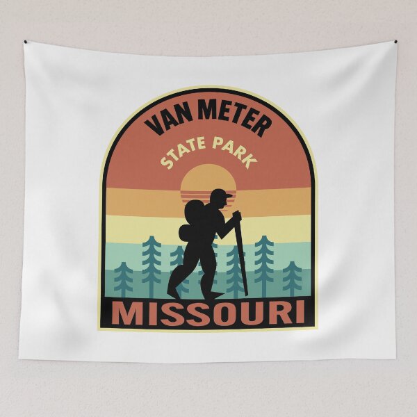 Item preview, Van Meter State Park Missouri Retro Hiking designed and sold by HalpinDesign.
