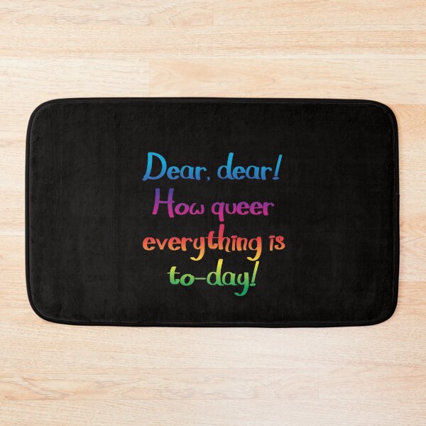Item preview, How queer! - Alice's Adventures in Wonderland quote designed and sold by EagleFang101.