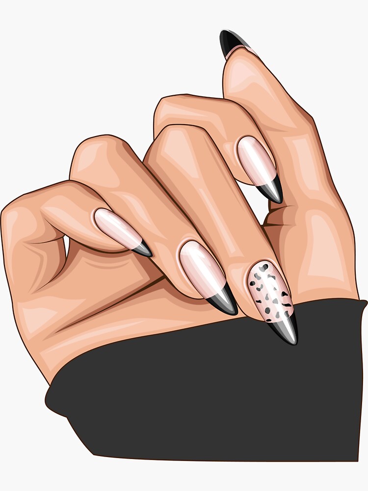 Nail Black And White Simple Line Illustration Royalty Free SVG, Cliparts,  Vectors, and Stock Illustration. Image 49475811.