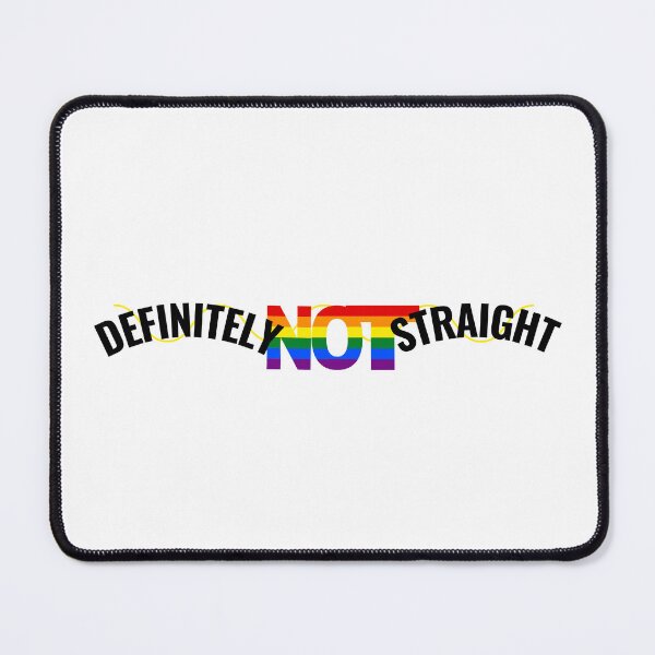 Item preview, Definitely Not Straight designed and sold by holyqueerit.