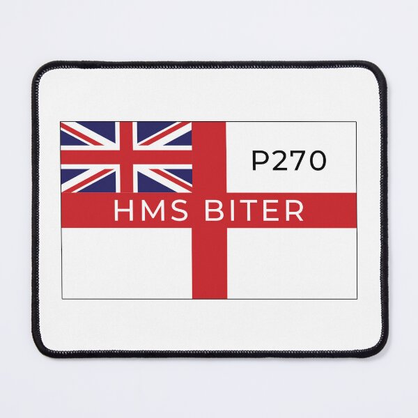 Item preview, HMS Biter On British White Ensign - P270 - British Navy P2000 Class Patrol Vessel designed and sold by Stuart Jones.