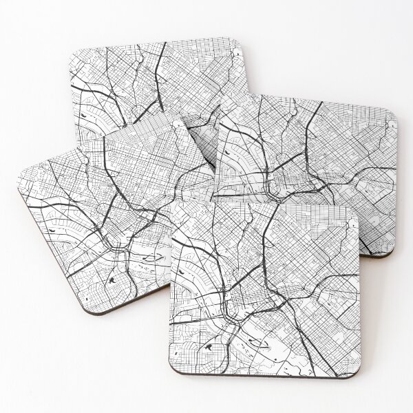 Item preview, Dallas, Texas Street Map designed and sold by InkistPrints.