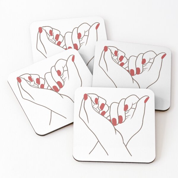 Item preview, red nails designed and sold by assiya-fashion.