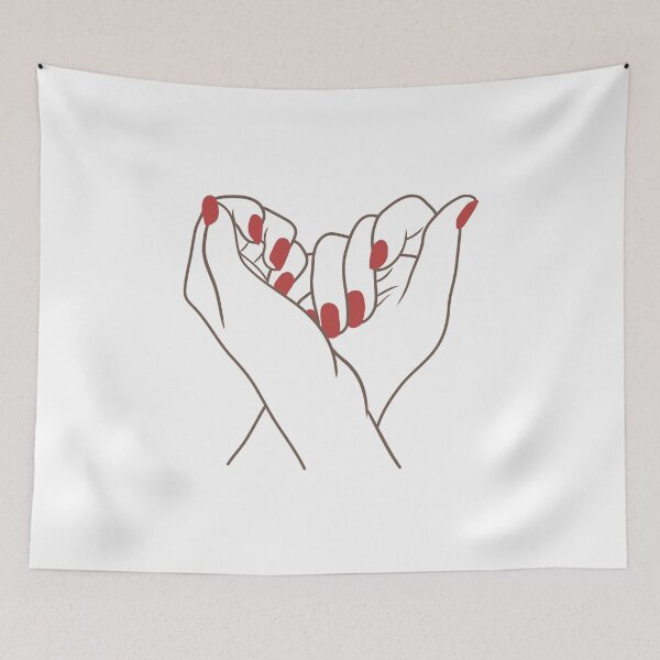 Item preview, red nails designed and sold by assiya-fashion.