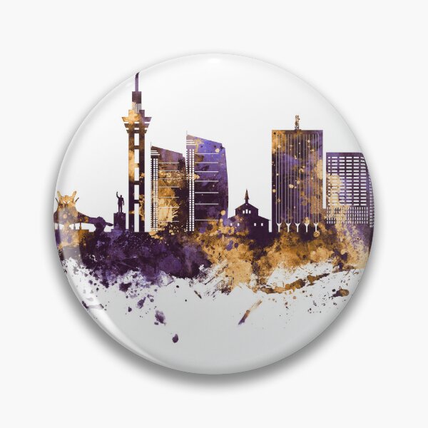 Item preview, Kinshasa Democratic Republic of the Congo Skyline designed and sold by ArtPrints.