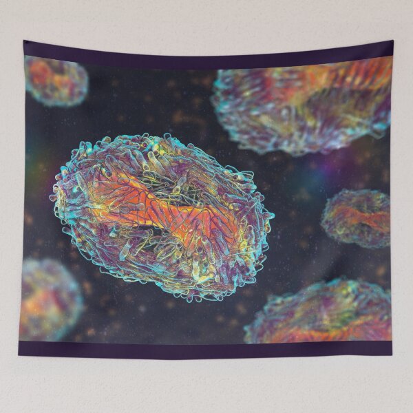 Item preview, Monkeypox viruses, 3D illustration designed and sold by Kateryna Kon.