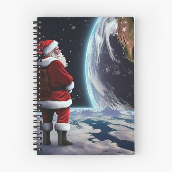 Item preview, Santa On The Moon #1 designed and sold by KLOIK.