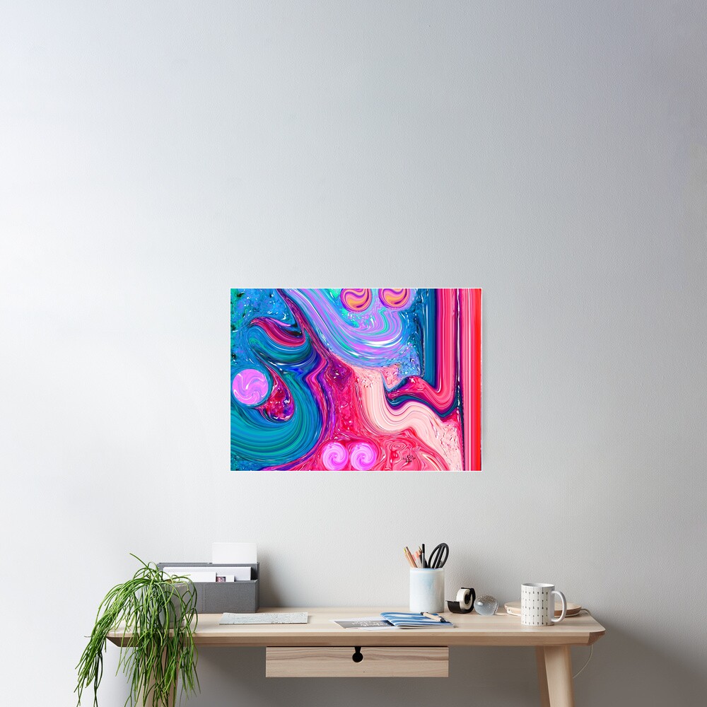 Al Mateen Allah name Painting Poster