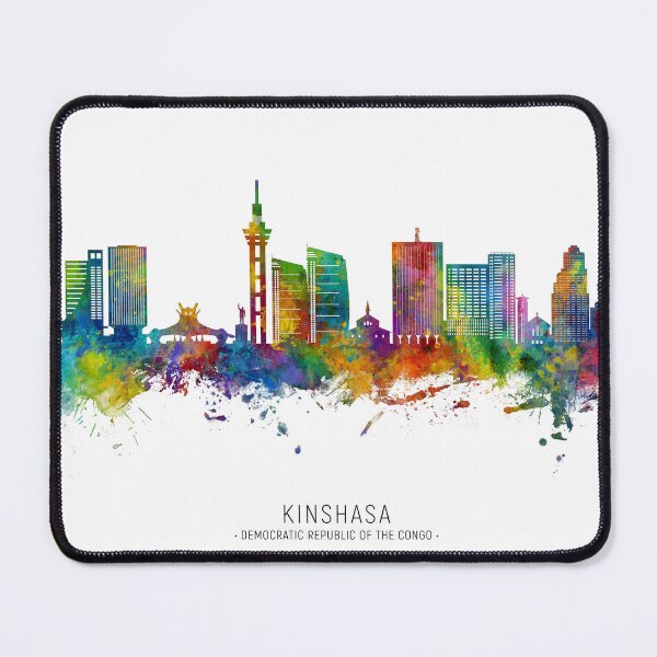 Item preview, Kinshasa Democratic Republic of the Congo Skyline designed and sold by ArtPrints.