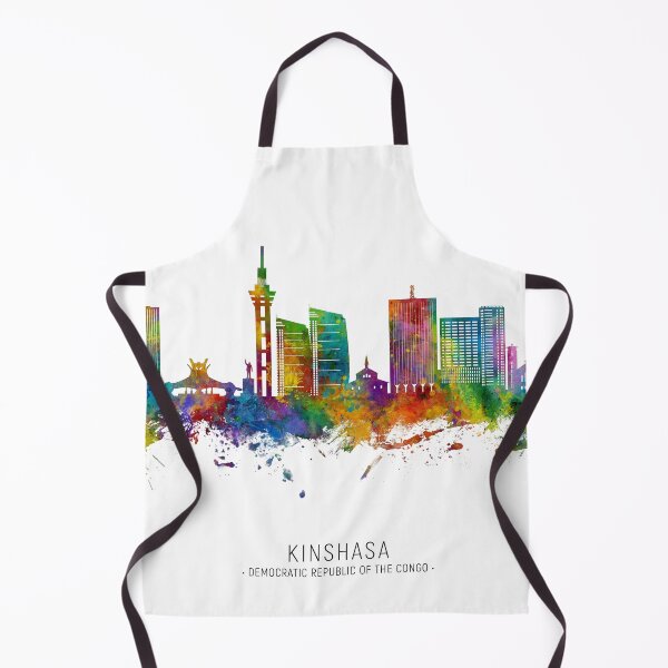 Item preview, Kinshasa Democratic Republic of the Congo Skyline designed and sold by ArtPrints.