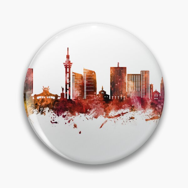 Item preview, Kinshasa Democratic Republic of the Congo Skyline designed and sold by ArtPrints.