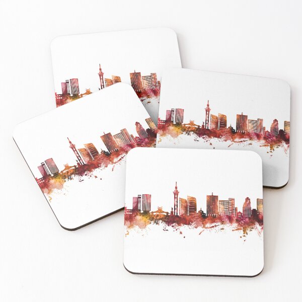 Item preview, Kinshasa Democratic Republic of the Congo Skyline designed and sold by ArtPrints.