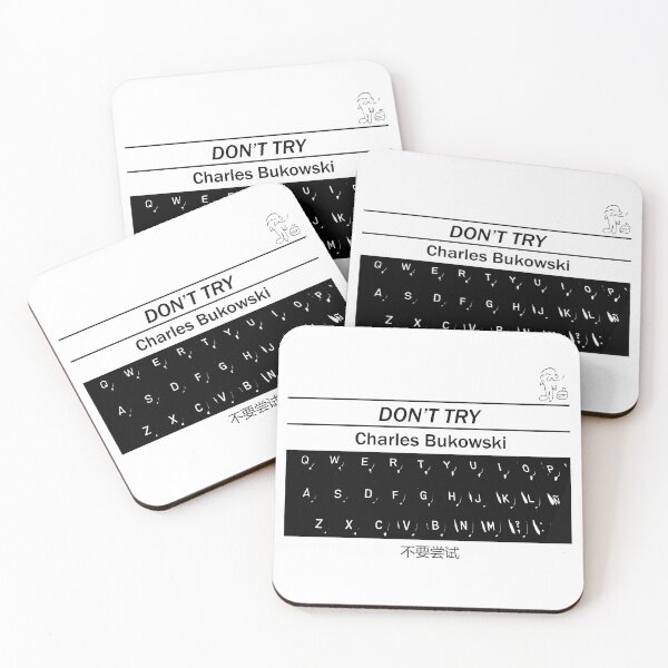 Item preview, Charles Bukowski - Don't Try (again) designed and sold by The Aloof.