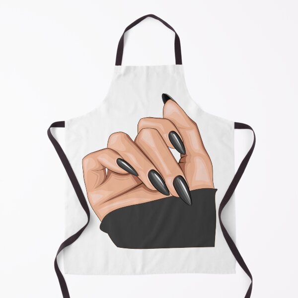 Item preview, black nails designed and sold by assiya-fashion.