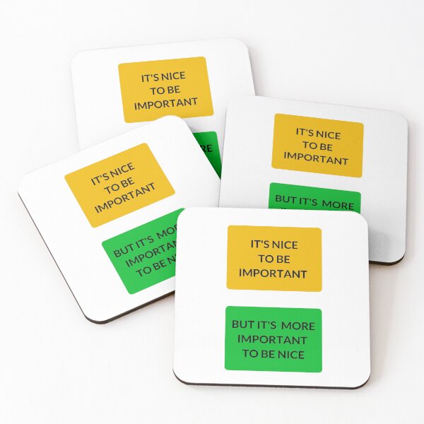 Item preview, IT'S NICE TO BE IMPORTANT designed and sold by Inspirationmotivation.