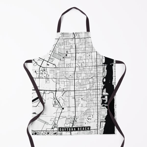 Item preview, Daytona Beach, Florida Street Map designed and sold by InkistPrints.