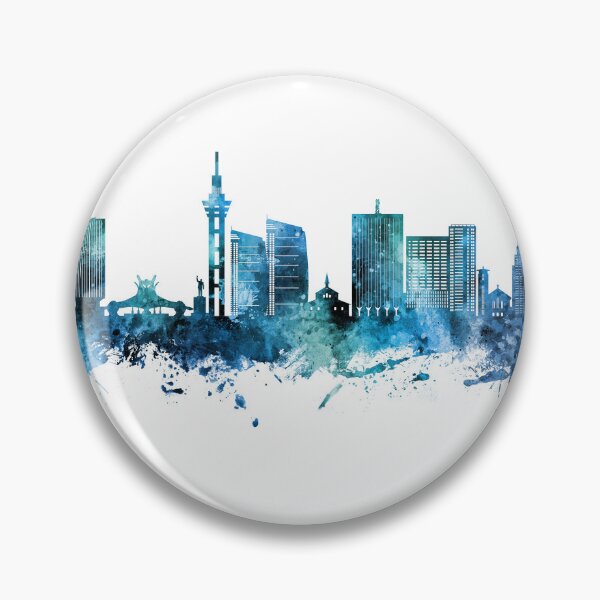 Item preview, Kinshasa Democratic Republic of the Congo Skyline designed and sold by ArtPrints.