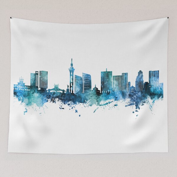 Item preview, Kinshasa Democratic Republic of the Congo Skyline designed and sold by ArtPrints.