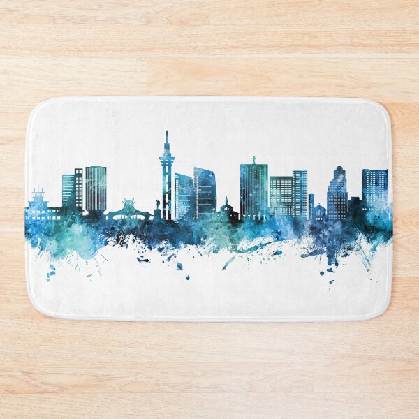 Item preview, Kinshasa Democratic Republic of the Congo Skyline designed and sold by ArtPrints.