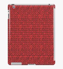 Red knit sweater iPad Case/Skin