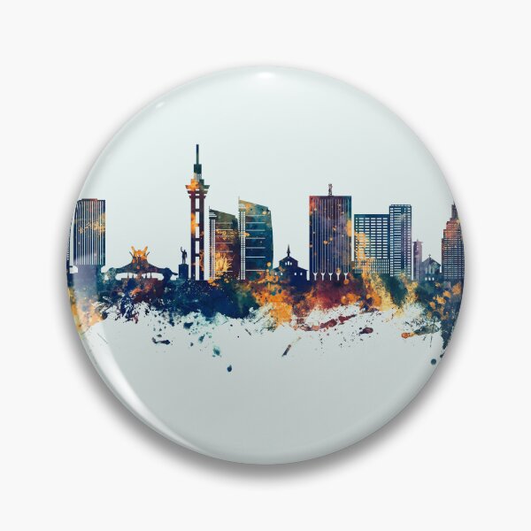 Item preview, Kinshasa Democratic Republic of the Congo Skyline designed and sold by ArtPrints.