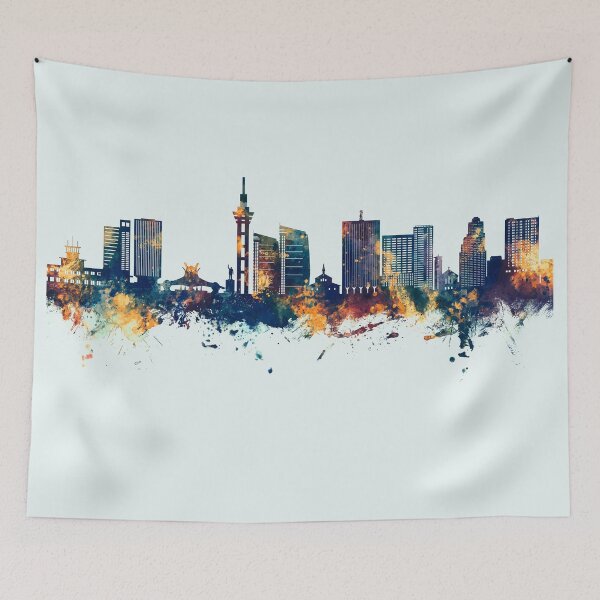 Item preview, Kinshasa Democratic Republic of the Congo Skyline designed and sold by ArtPrints.