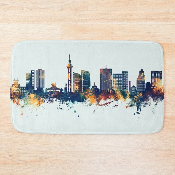 Item preview, Kinshasa Democratic Republic of the Congo Skyline designed and sold by ArtPrints.