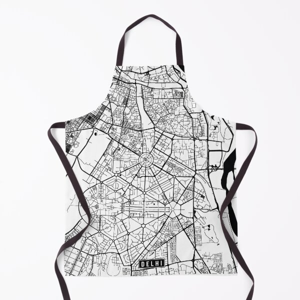 Item preview, Delhi, India Street Map designed and sold by InkistPrints.