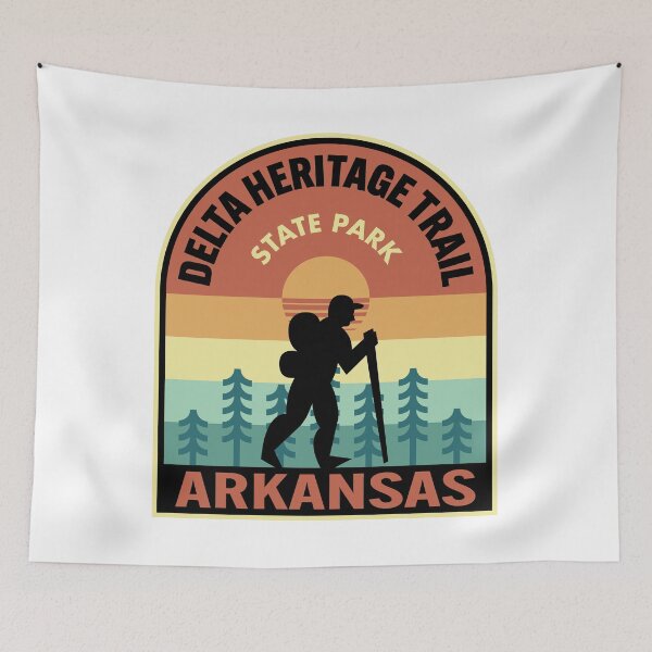 Item preview, Delta Heritage Trail State Park Arkansas Retro Hiking designed and sold by HalpinDesign.