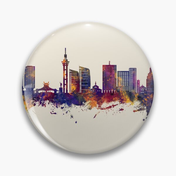 Item preview, Kinshasa Democratic Republic of the Congo Skyline designed and sold by ArtPrints.