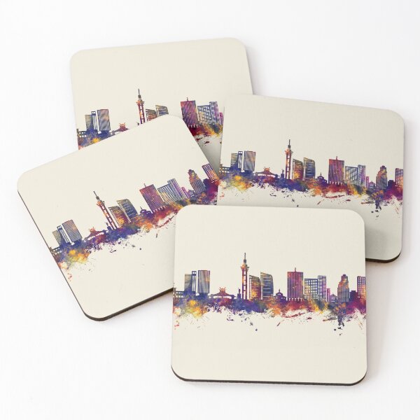 Item preview, Kinshasa Democratic Republic of the Congo Skyline designed and sold by ArtPrints.
