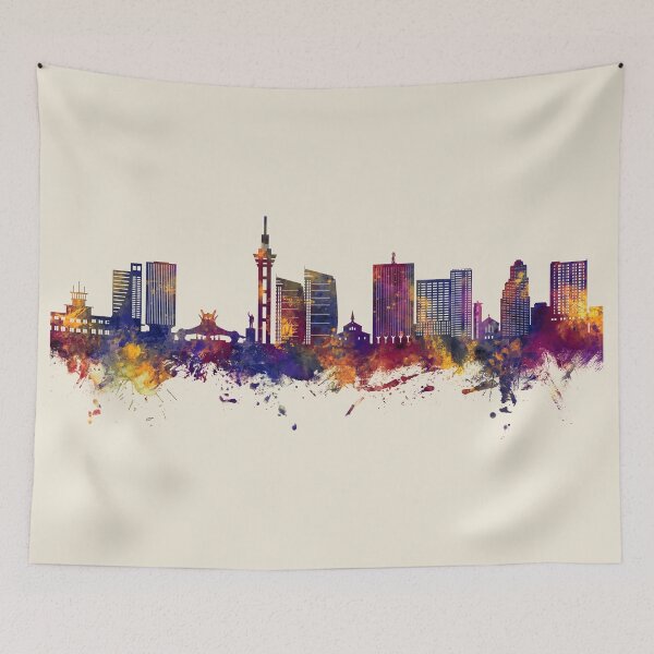 Item preview, Kinshasa Democratic Republic of the Congo Skyline designed and sold by ArtPrints.