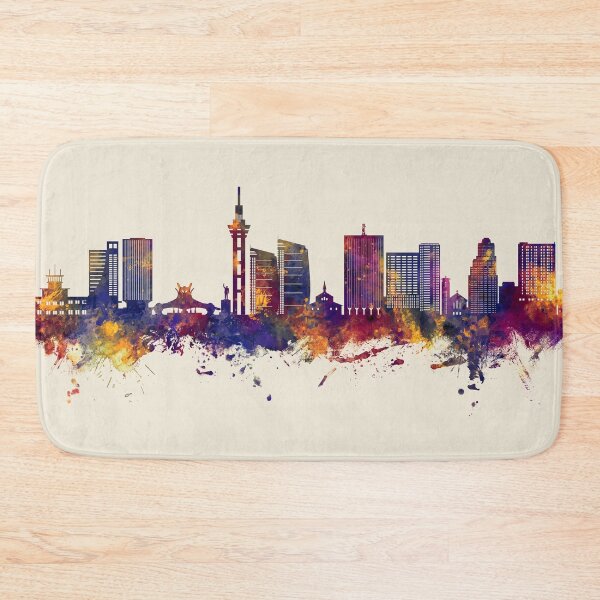 Item preview, Kinshasa Democratic Republic of the Congo Skyline designed and sold by ArtPrints.
