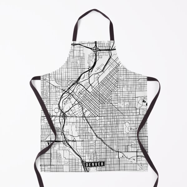 Item preview, Denver, Colorado Street Map designed and sold by InkistPrints.