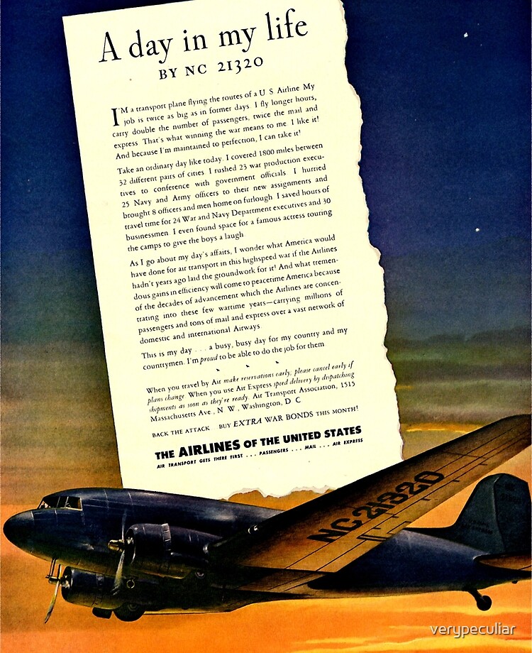 Funda y vinilo para iPad «War Bonds Airline Poster - Cartel de propaganda  de la Segunda Guerra Mundial - Segunda Guerra Mundial / Segunda Guerra  Mundial» de verypeculiar | Redbubble