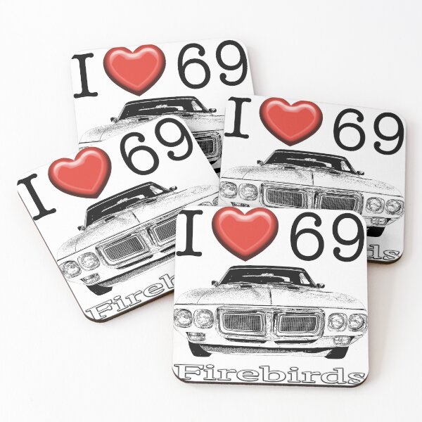 Item preview, I love 69 Firebird designed and sold by CoolCarVideos.