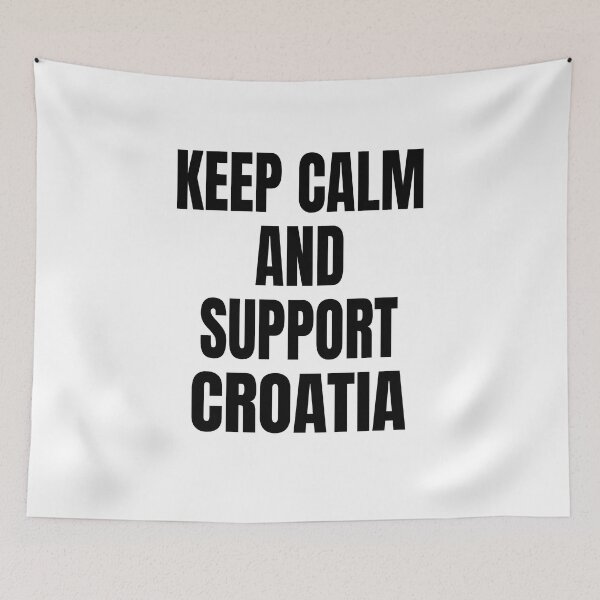 Item preview, Keep Calm And Support Croatia - World Cup designed and sold by Nepaz-Designs.