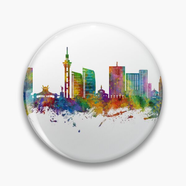 Item preview, Kinshasa Democratic Republic of the Congo Skyline designed and sold by ArtPrints.