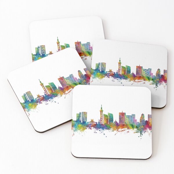 Item preview, Kinshasa Democratic Republic of the Congo Skyline designed and sold by ArtPrints.
