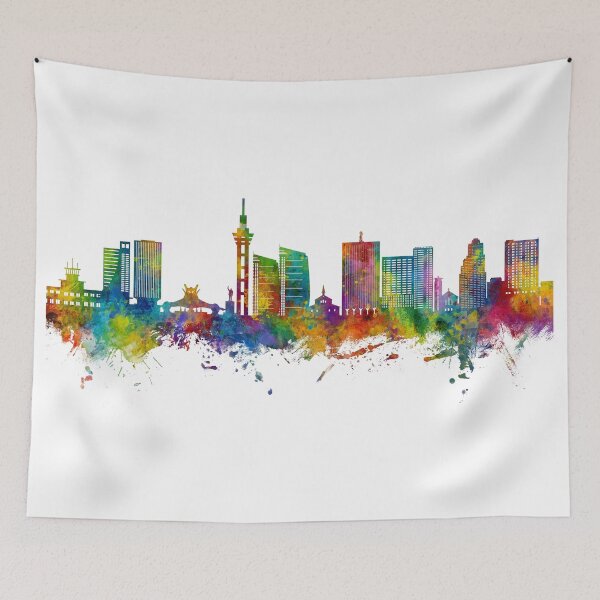 Item preview, Kinshasa Democratic Republic of the Congo Skyline designed and sold by ArtPrints.