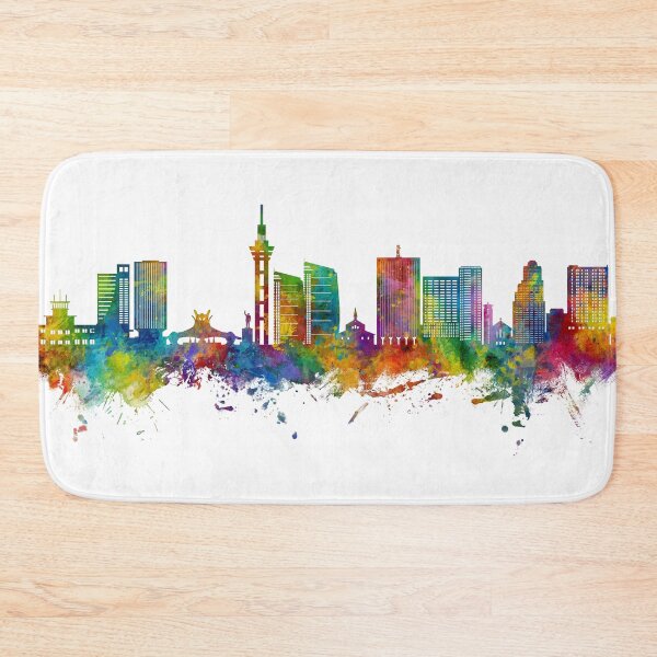 Item preview, Kinshasa Democratic Republic of the Congo Skyline designed and sold by ArtPrints.