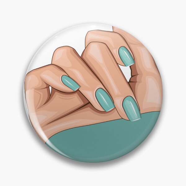 Item preview, blue nails designed and sold by assiya-fashion.