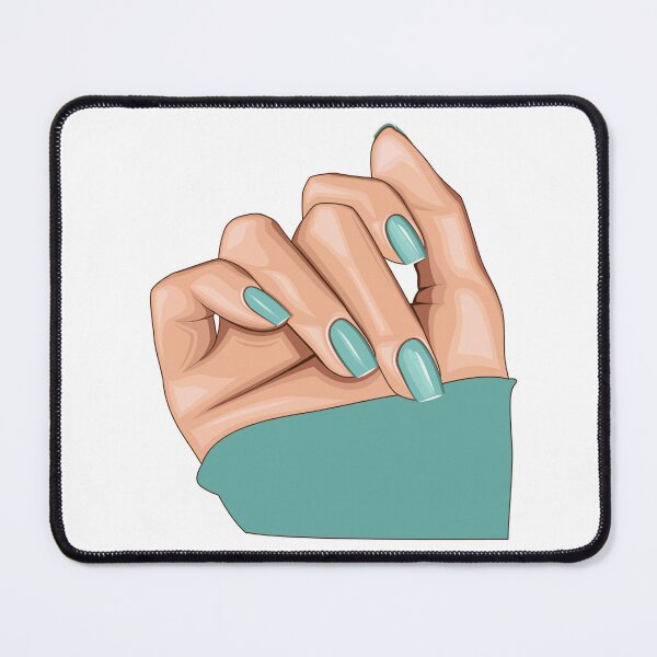 Item preview, blue nails designed and sold by assiya-fashion.