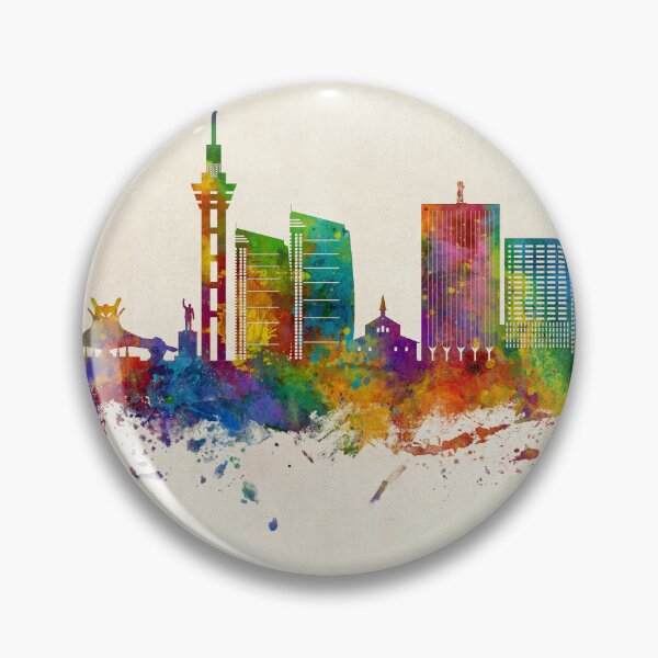 Item preview, Kinshasa Democratic Republic of the Congo Skyline designed and sold by ArtPrints.